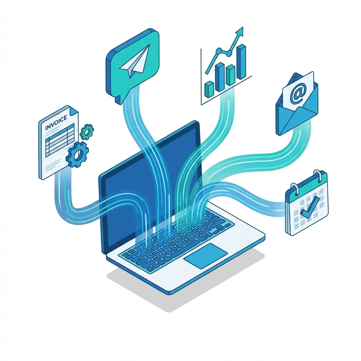 Illustration automatisation business